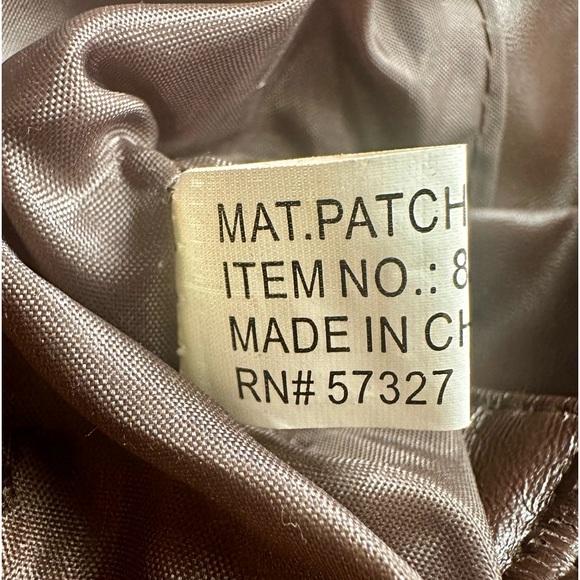 Dark Chocolate Brown Patchwork Lambskin Leather Vintage Travel Tote Bag - Picture 8 of 15